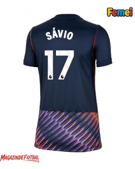 Tottenham Hotspur Savio #17 Tricou Fotbal Replică 2026-27 Femei Deplasare Tottenham Hotspur Savio #17 Tricou Fotbal Replică 2026-27 Femei Deplasare